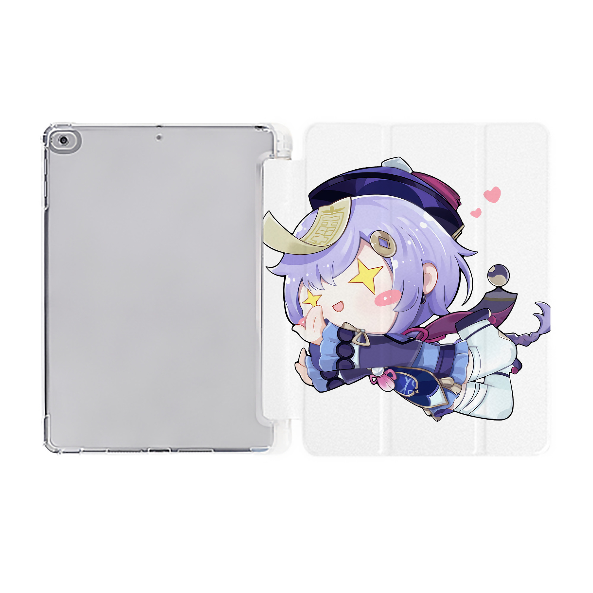げんし神 七七 なな  genshin Nana IPad ケース ペン収納付き 三つ折りスタンド PUレザー×シリコン 対応機種9.5/10.5/10.9インチ